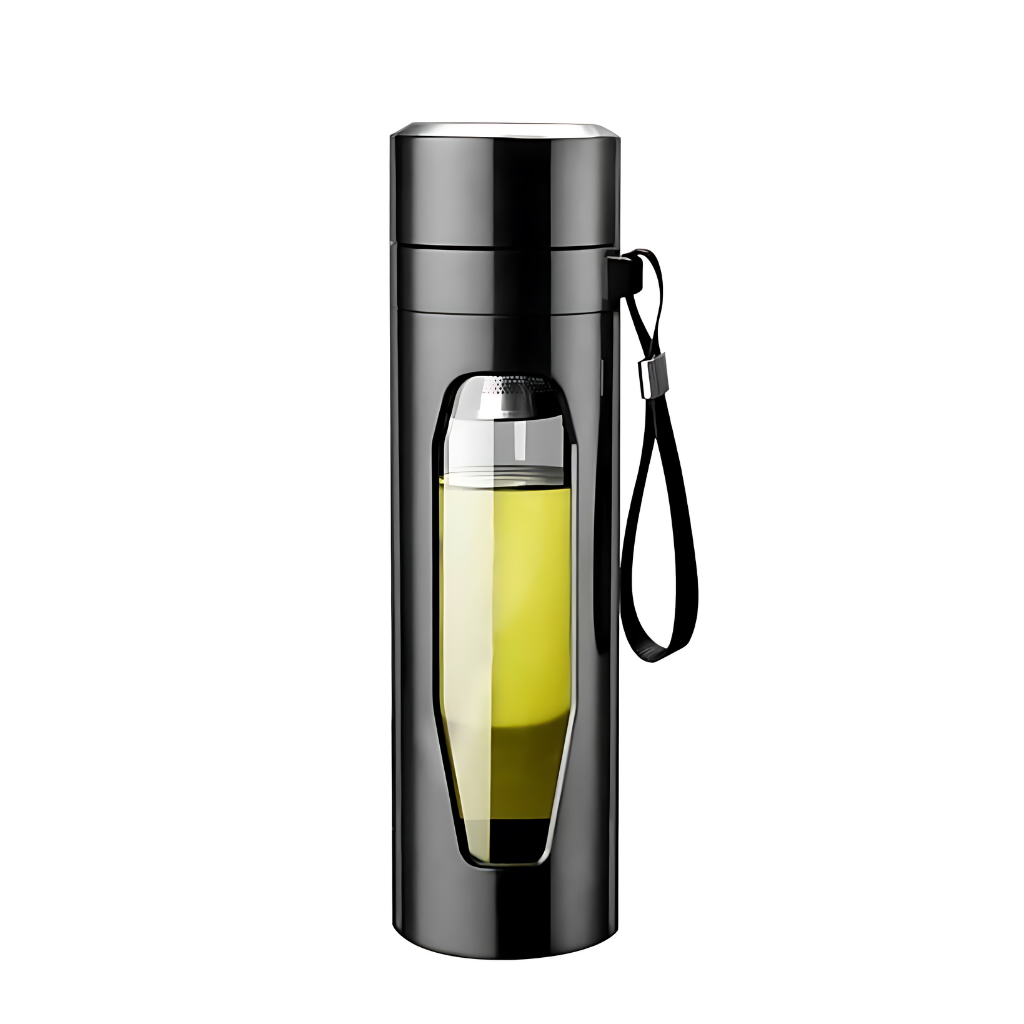 Steel Water Bottle w/ Tea Infuser